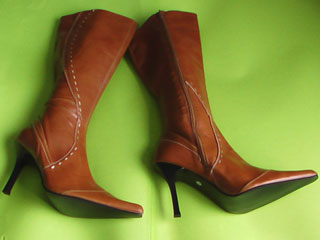 Tan kneehigh boots