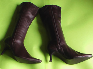 Brown kneehigh boots