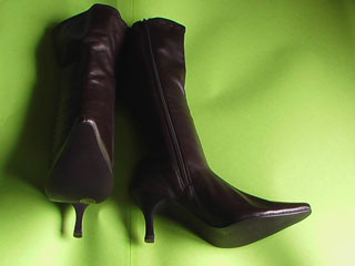 Brown kneehigh boots
